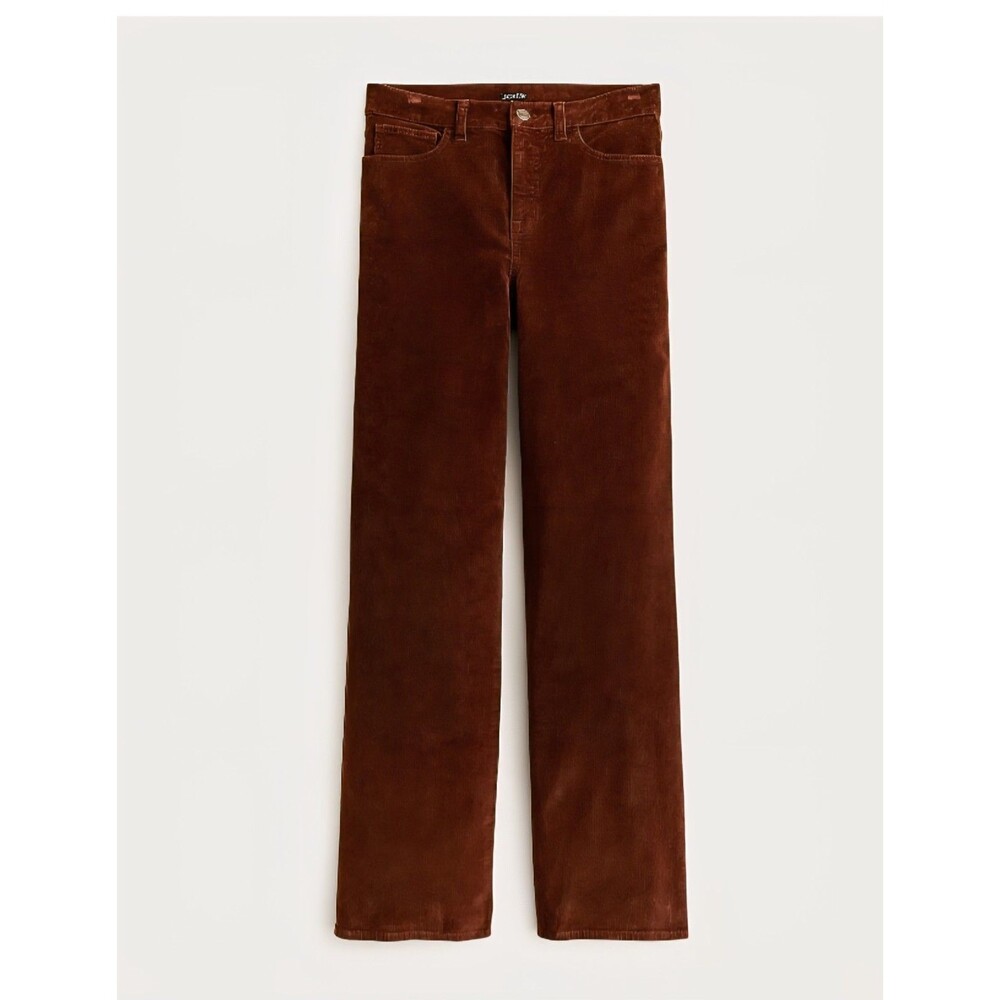 J. Crew Slim-wide Pant In Corduroy French Press Brown CN735 Size 31 NWT